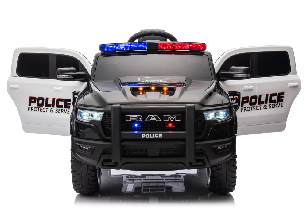 Licencirani policijski auto na akumulator ZB618P Dodge Ram – crni
