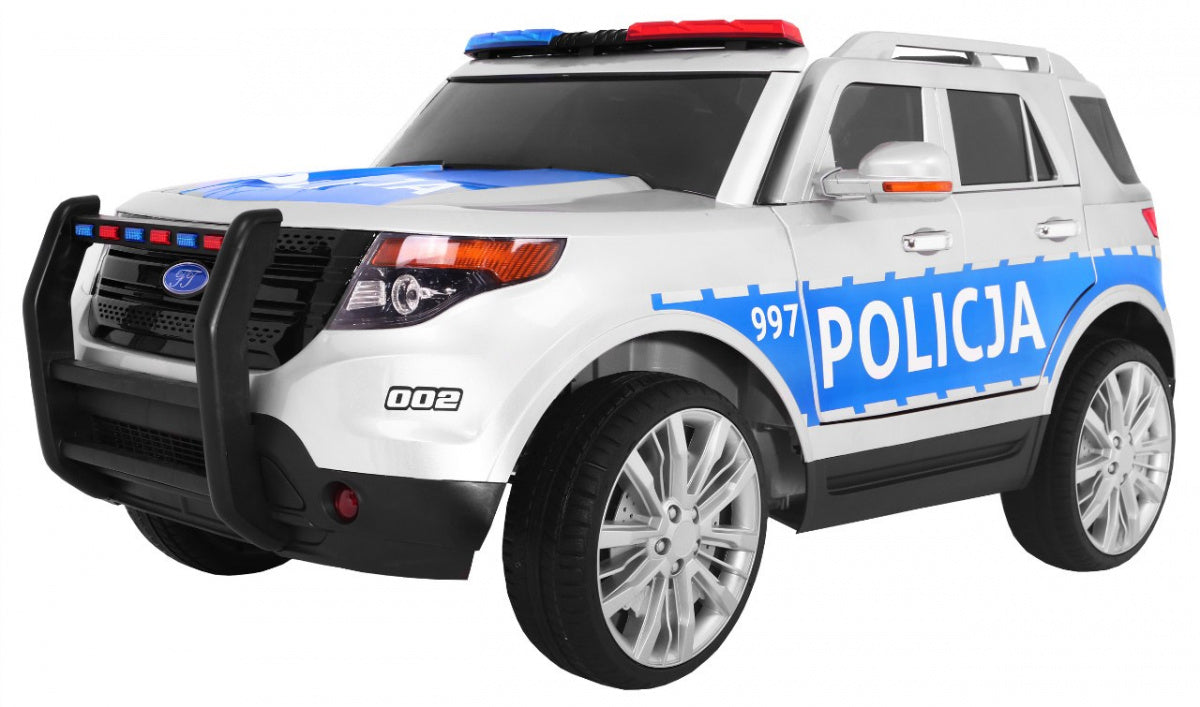 Auto na akumulator SUV Police - bijeli