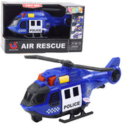 Policijski helikopter sa zvučnim efektima AIR Rescue - plavi