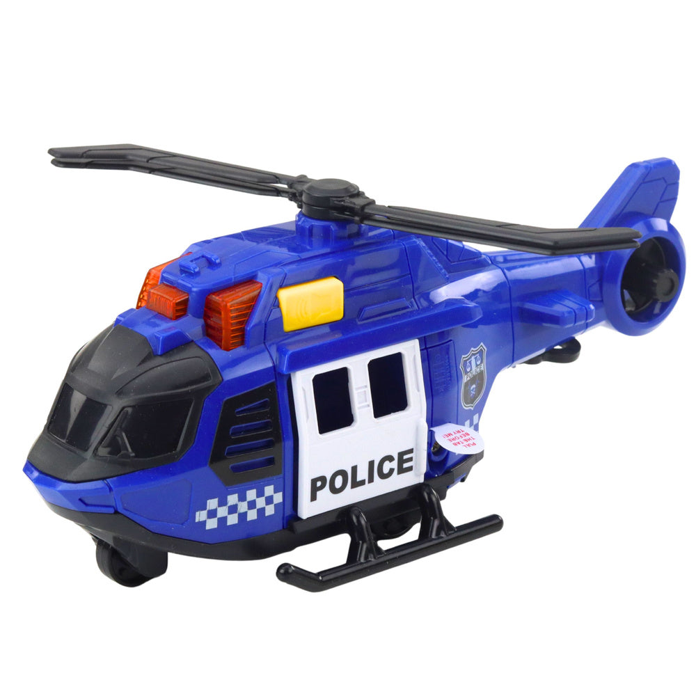Policijski helikopter sa zvučnim efektima AIR Rescue - plavi