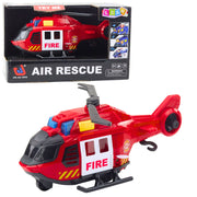 Vatrogasni helikopter sa zvučnim efektima AIR Rescue - crveni