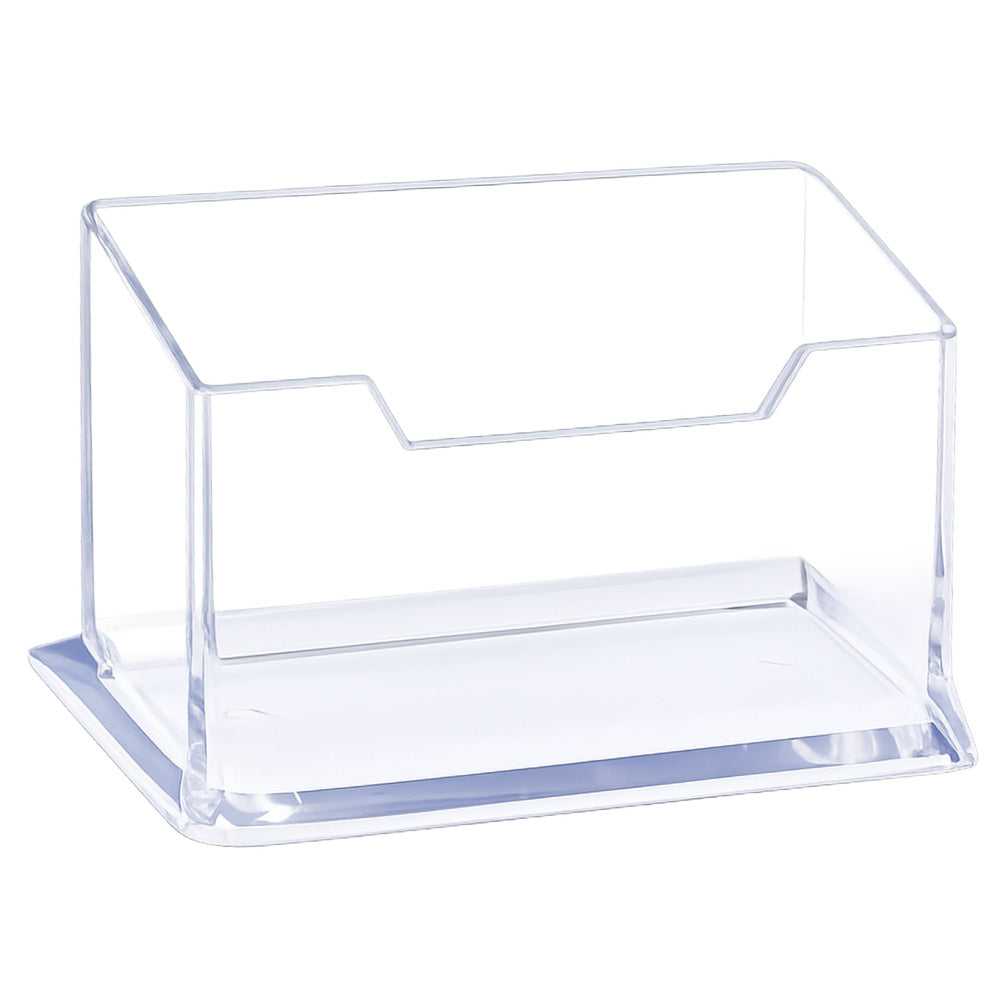 Plastični držač/posuda za vizitke 11cm - prozirna