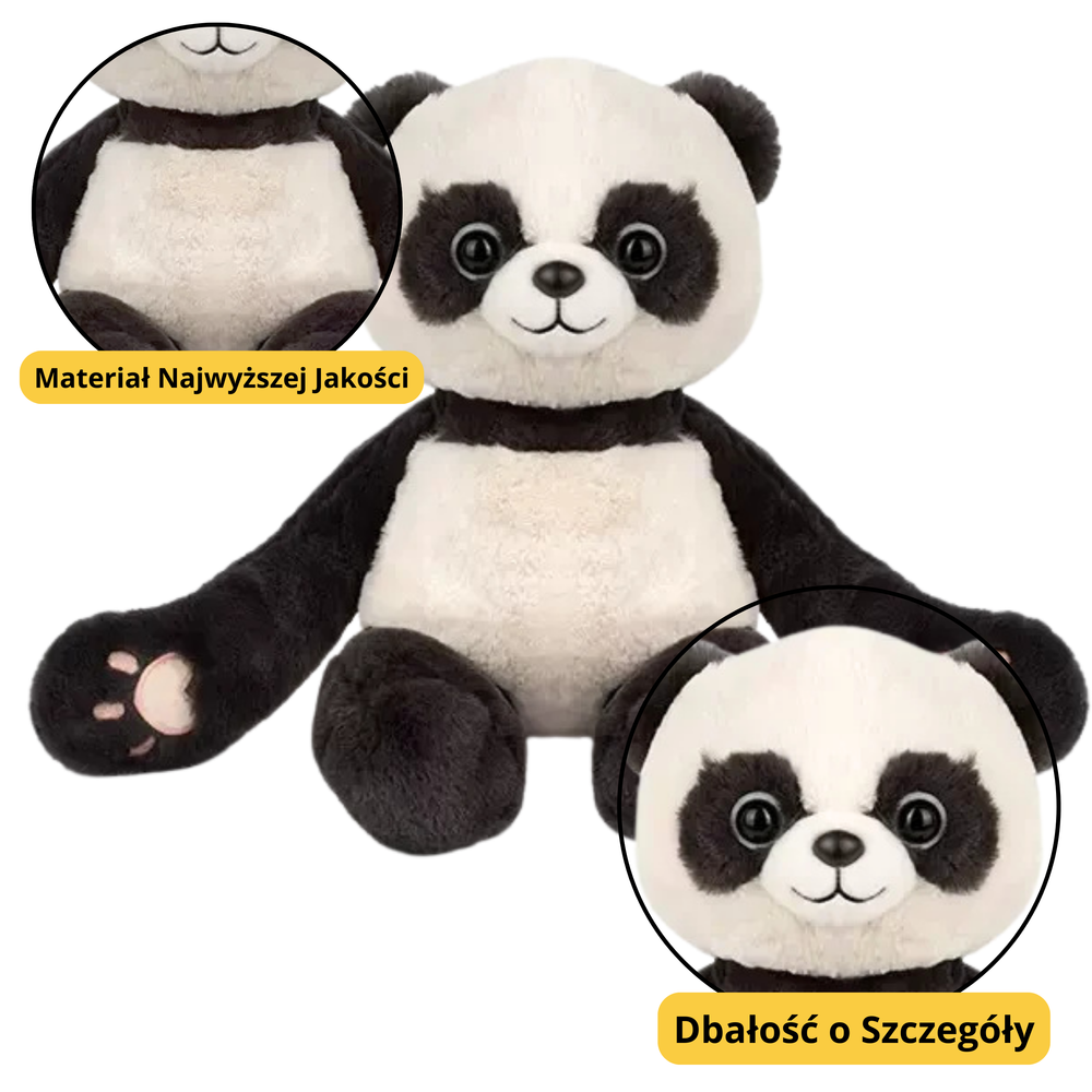 Plišana igračka Panda s magetima u šapama i očima 23cm