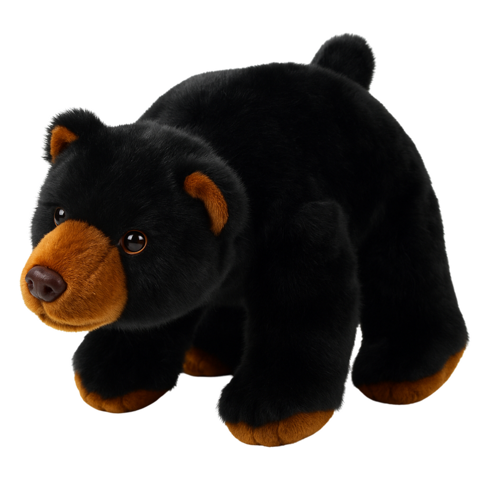 Plišana igračka crni medo 28cm
