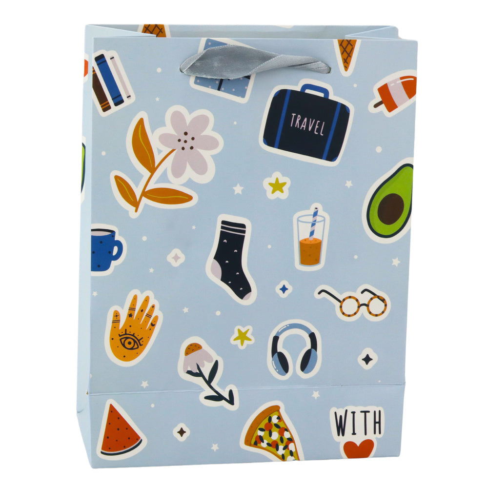 Gift Bag Stickers Colored Stamps 23 x 18 x 10.5 cm