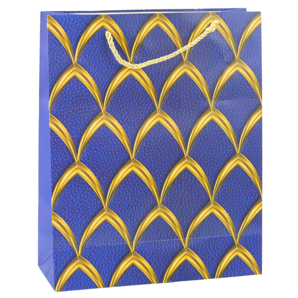 Elegant Gift Bag Gold Decorations 32 x 26 x 12 cm