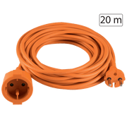 home Produžni strujni kabl 1 utičnica, 20m, H05VV-F, orange - NV 4-20/OR/1,5