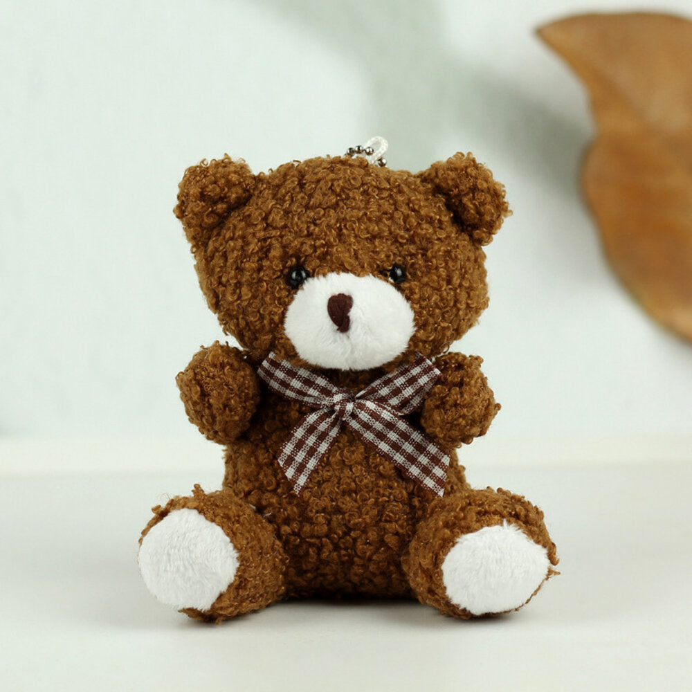Plišana igračka/privjesak za ključeve Medo 8cm - smeđi