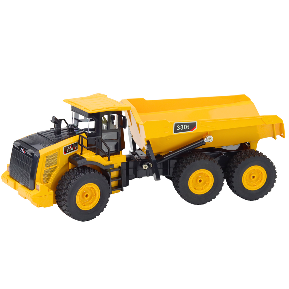 Kamion na daljinsko upravljanje Kiper 330T - 39 cm - žuti