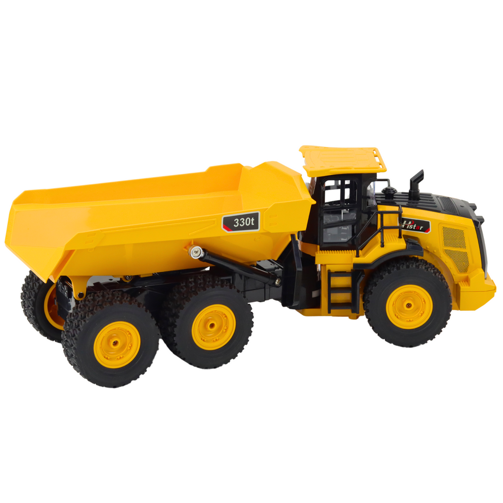 Kamion na daljinsko upravljanje Kiper 330T - 39 cm - žuti