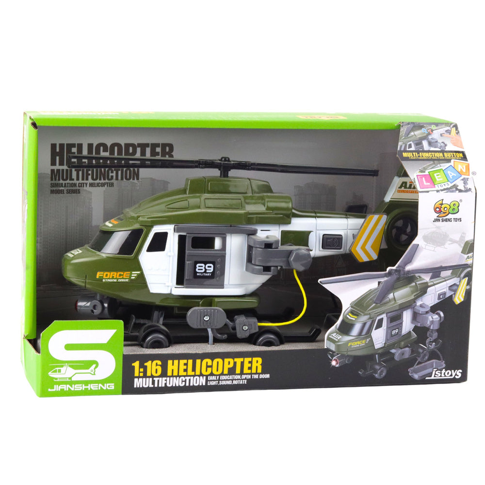 Vojni helikopter za igru u omjeru 1:16 - khaki