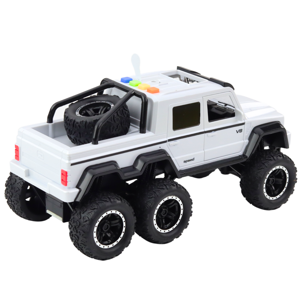 Terenski auto za igru su City 6x6 1:16 - bijeli