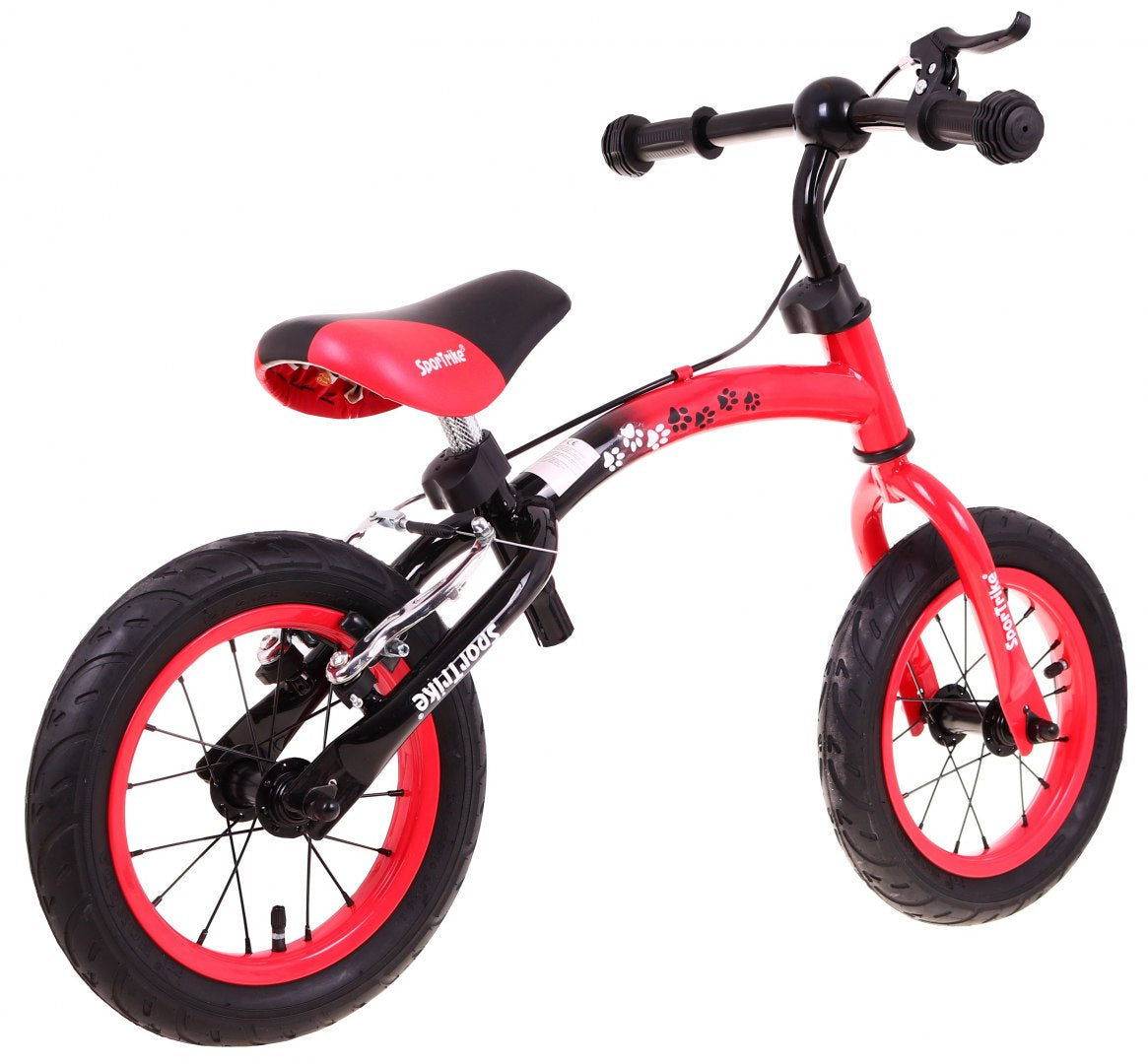 Bicikl bez pedala Boomerang - crveni