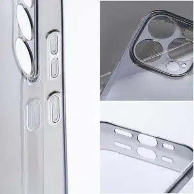 1.5mm BOX PREMIUM maska za iPhone 13 Pro crna prozirna