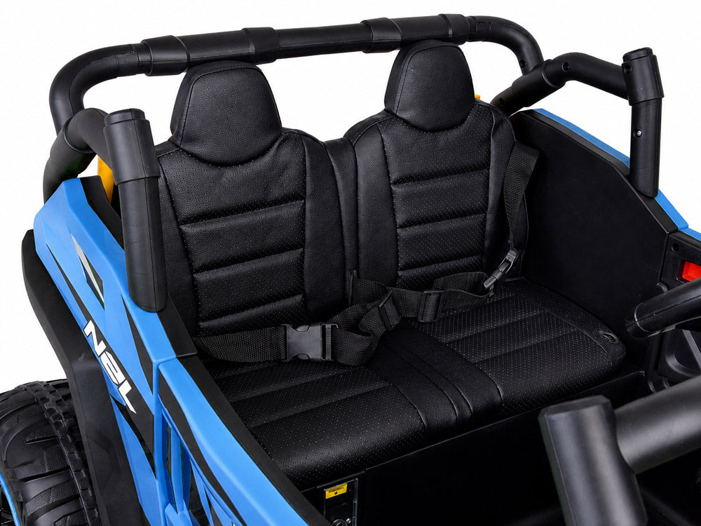 Buggy dvosjed 4×4 s prikolicom – plavi