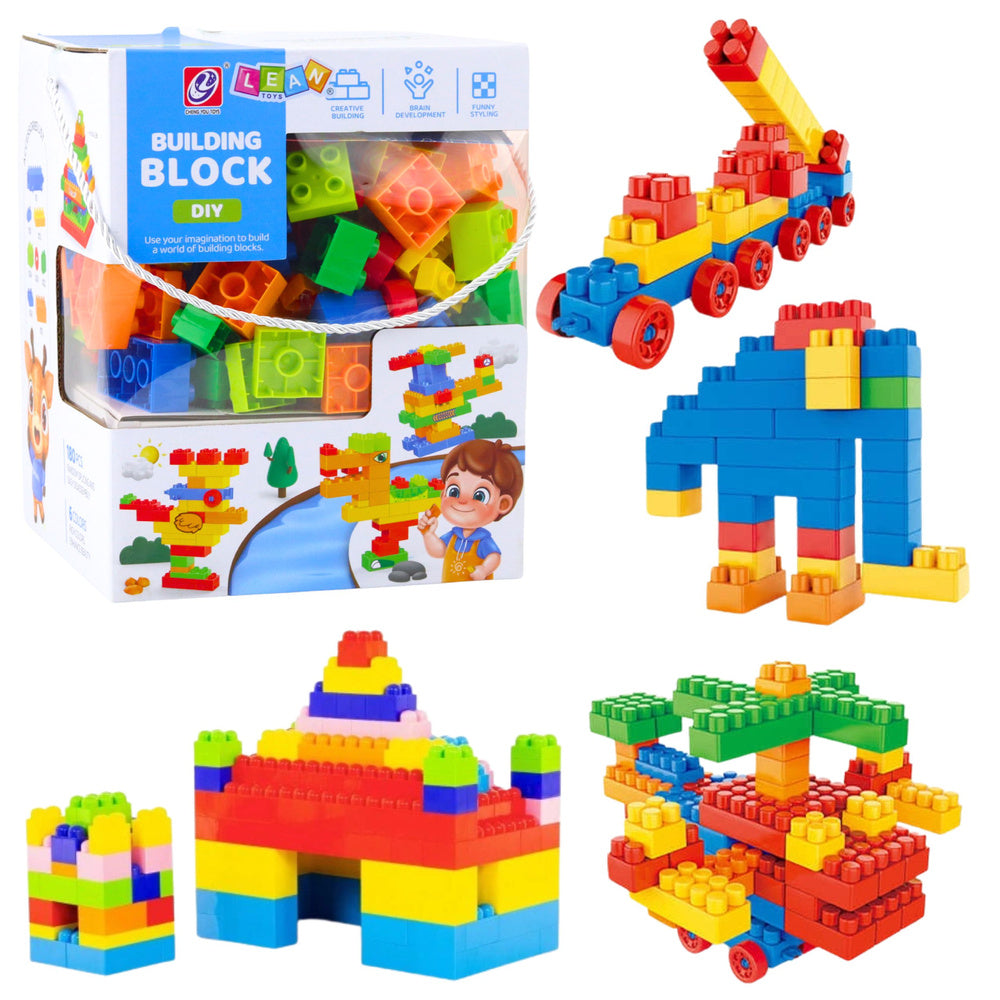 Kockice za slaganje 3D Colorful Construction sa 180 elemenata