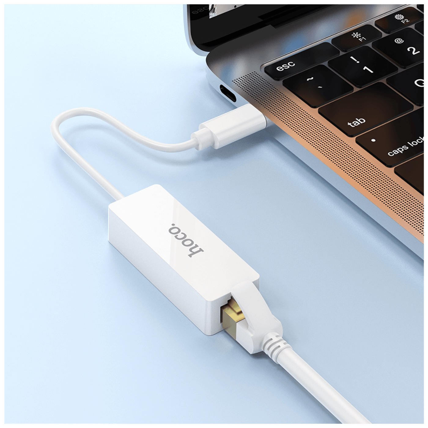 hoco. Adapter USB type C na LAN - UA22 type C