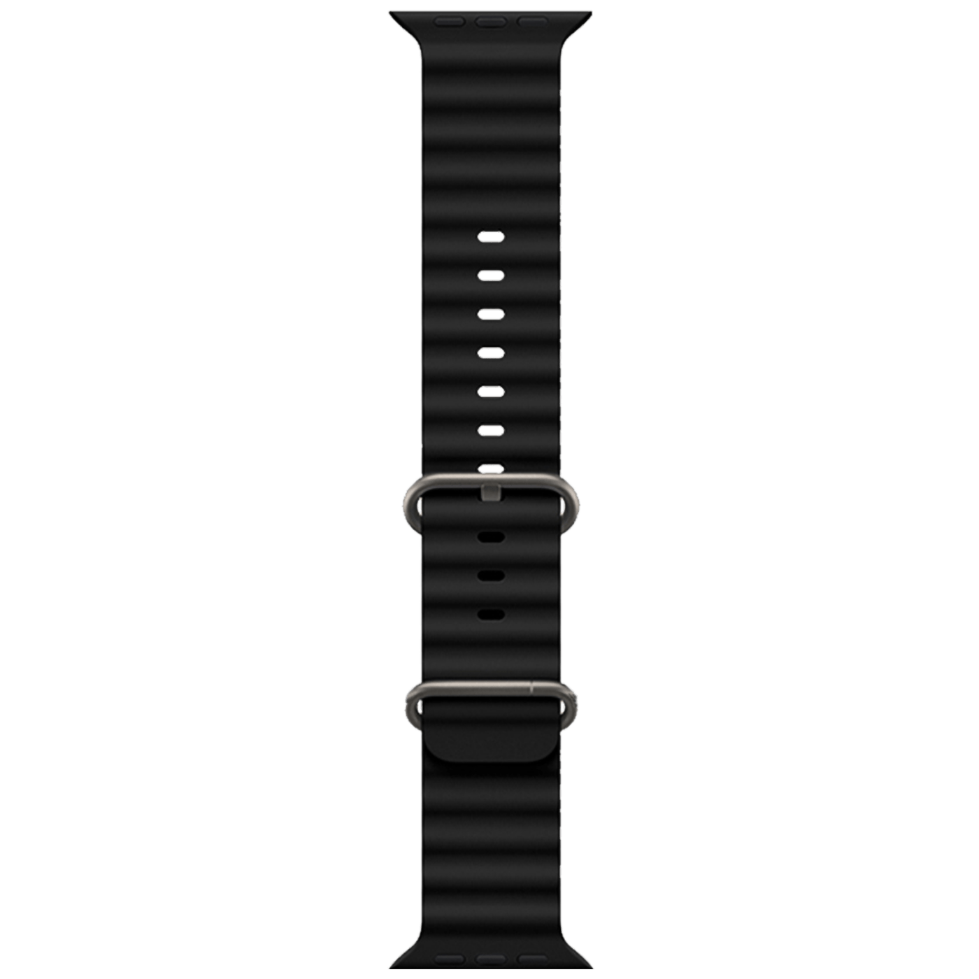 hoco. Silikonski remen za iWatch, 42/44/45/49mm, crna - iWatch WA12 Black