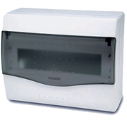 Famatel Kutija za osigurače nadžbuk, 8/10 osigurača, providna, IP40 - 3608-W-M-KN/8-10