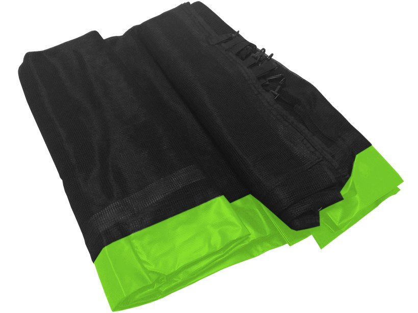 Safety net mesh for trampoline 10FT - 8 poles green