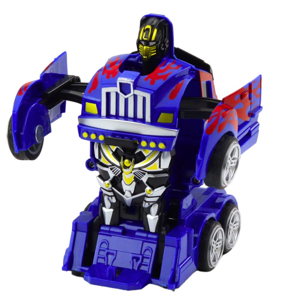 Kamion-robot s pogonom na trenje - plavi