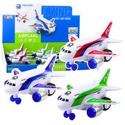 Battery Operated Passenger Plane Lights Sounds Drive Mix