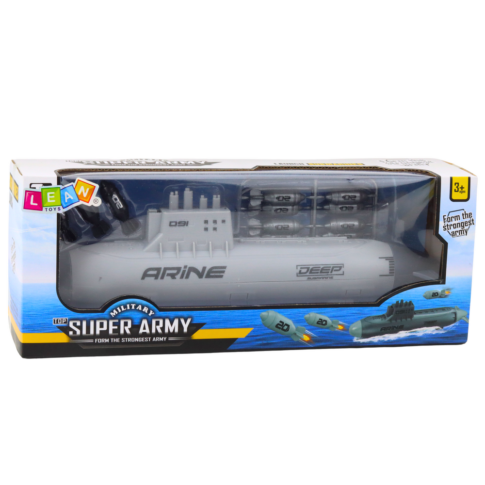Podmornica za igru Torpedo 28cm - siva