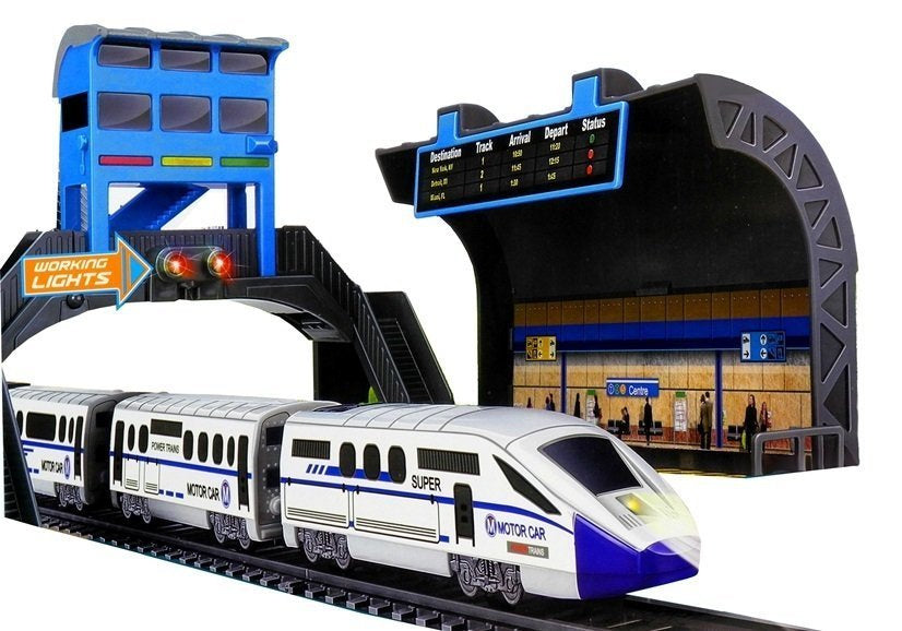 Vlakić na baterije Commuter Train + stanica - 244 cm