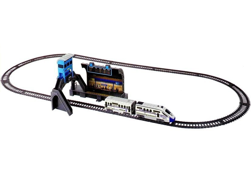 Vlakić na baterije Commuter Train + stanica - 244 cm