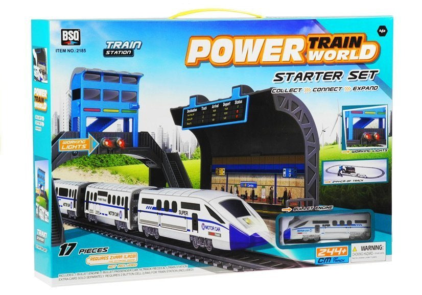 Vlakić na baterije Commuter Train + stanica - 244 cm