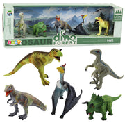 Set realističnih figurica za igru Dino Forest - 5 elemenata