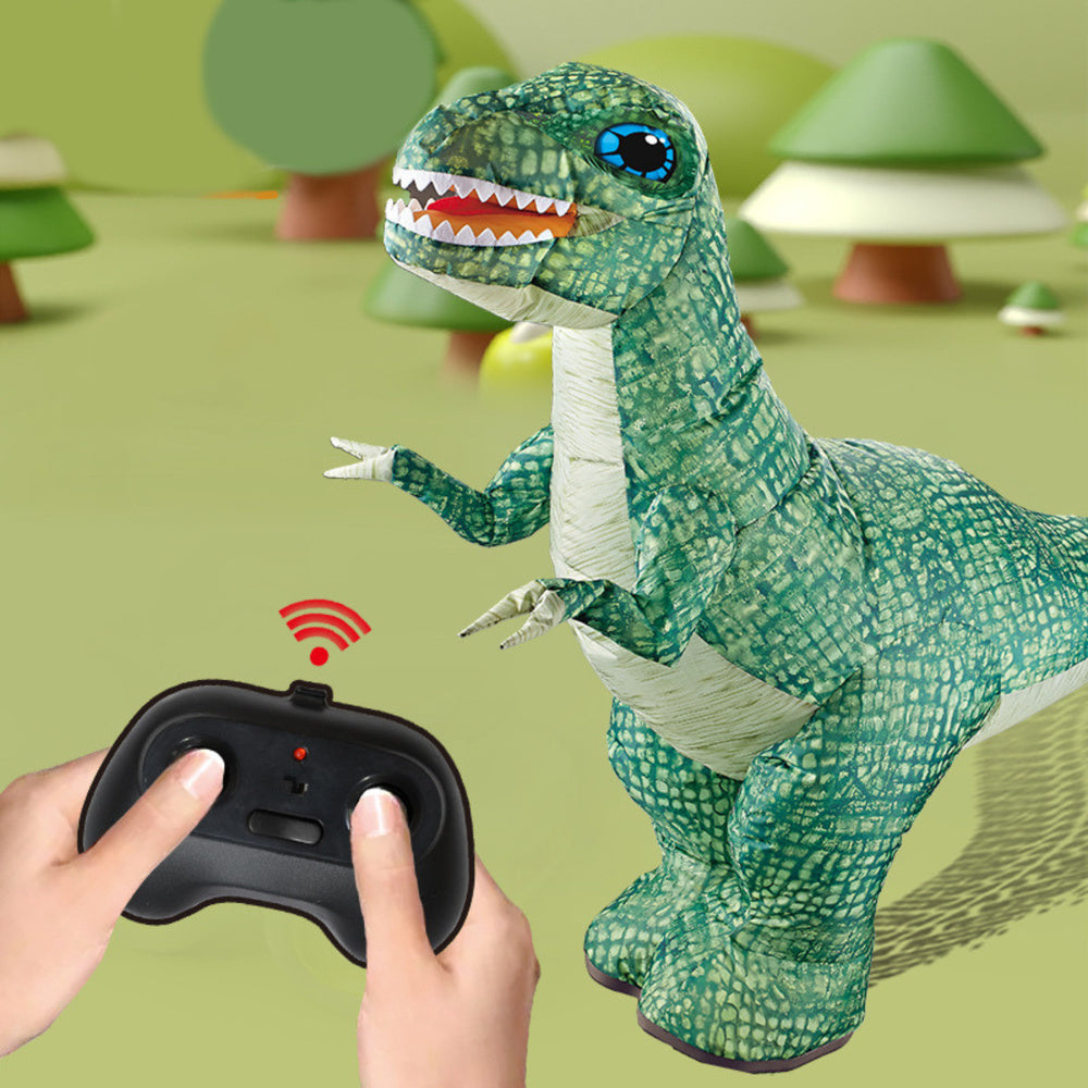 Veliki dinosaur na daljinsko upravljanje s platformom na kotačima 130 x 190cm