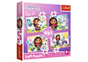 Puzzle 4uu Gabi u avanturi - Trefl 34620