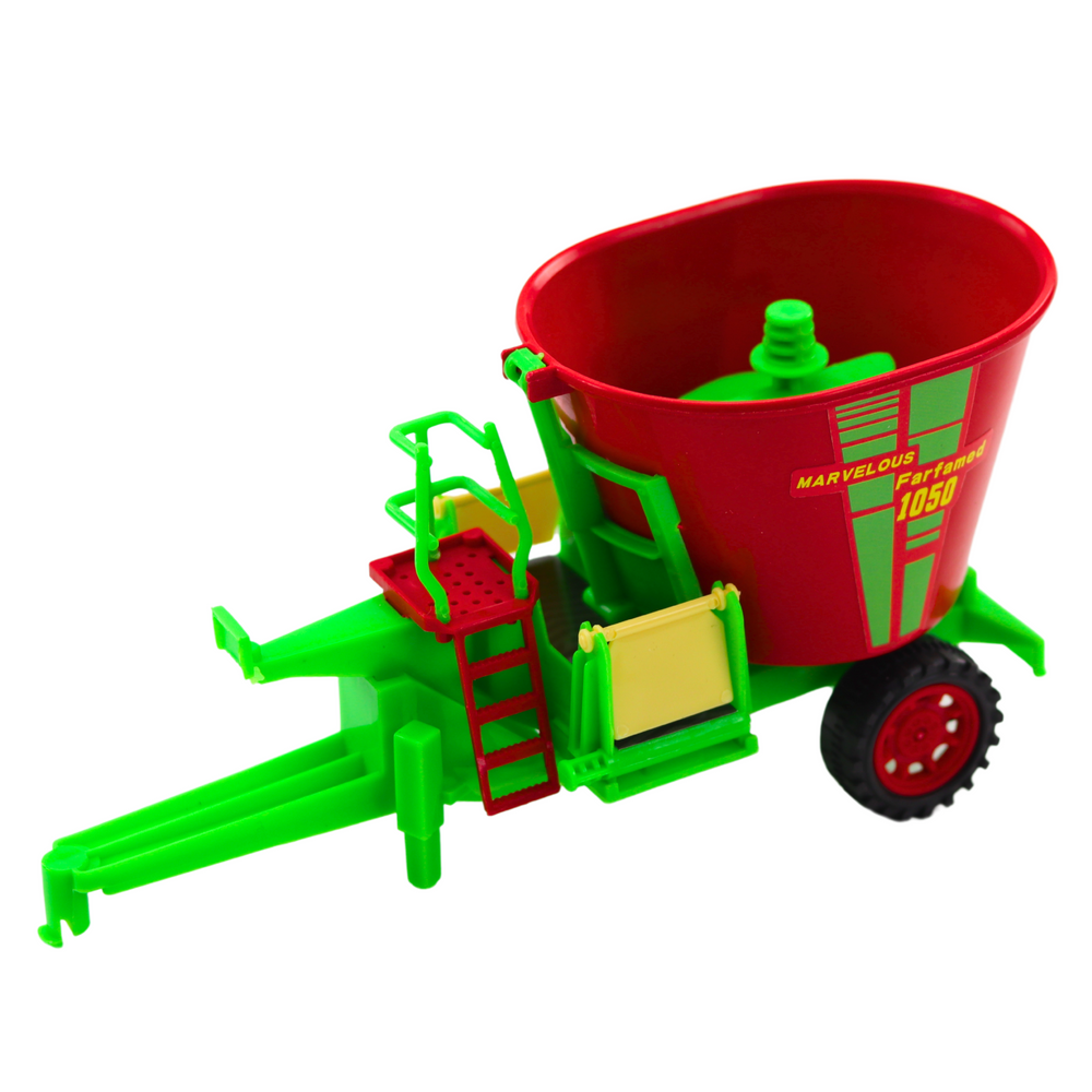 Set of Agricultural Tractor Trailer Tipper Feed Wagon