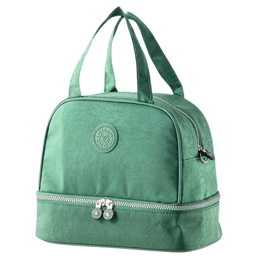 Funkcionalna i elegantna termo torba za ručak 27cm -zelena