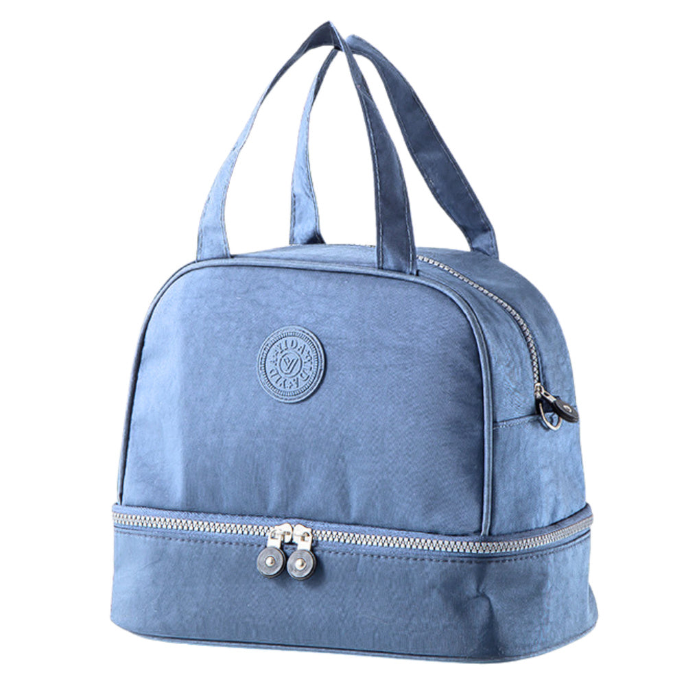 Funkcionalna i elegantna termo torba za ručak 27cm - plava