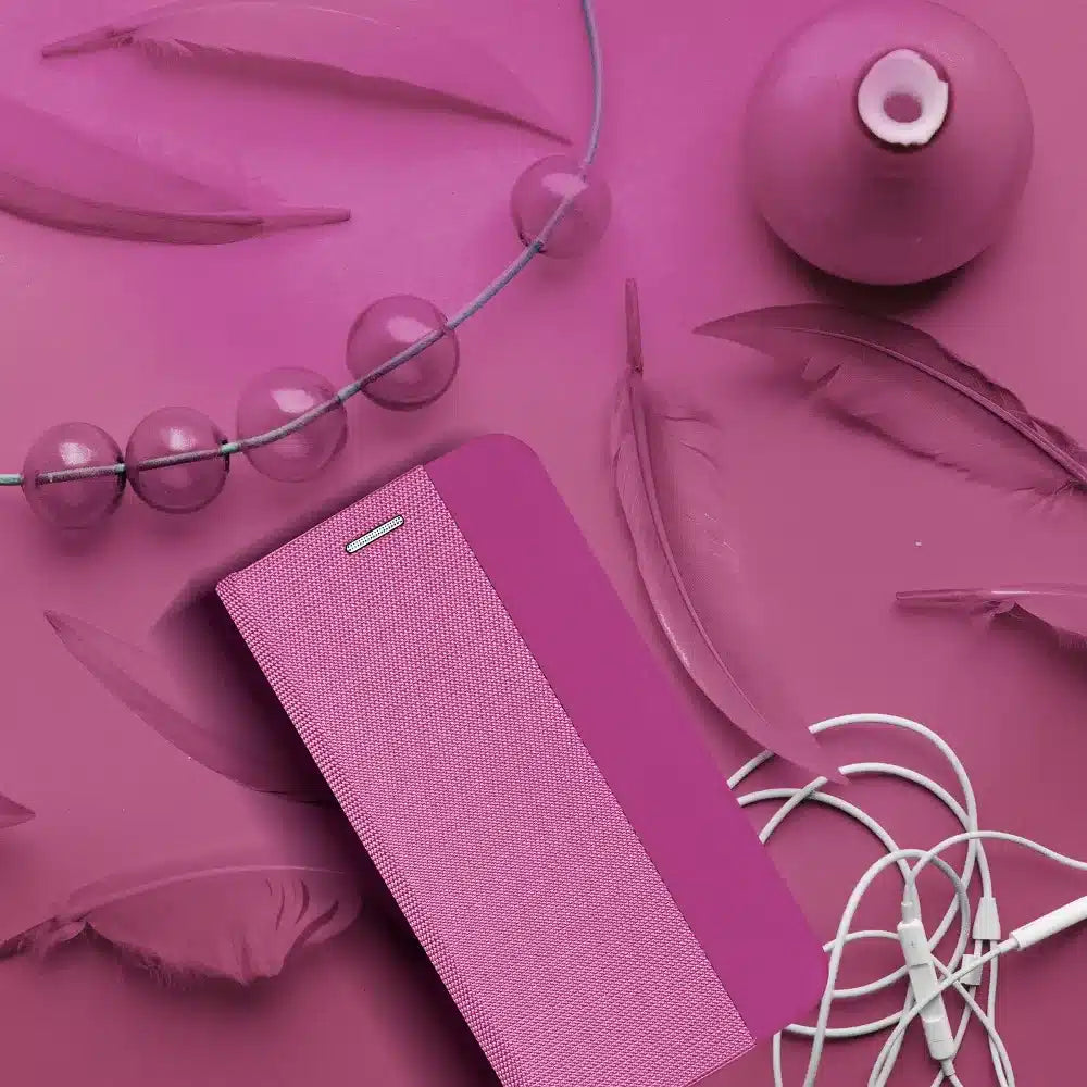 SENSITIVE Book preklopna maska za XIAOMI Redmi NOTE 14 PRO 5G / 14 PRO PLUS 5G – pink