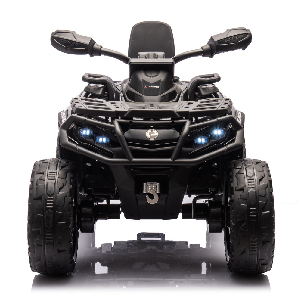 Quad na akumulator Can Am Outlander 4x4 DK-CA005 - dvosjed - crni
