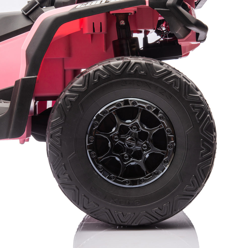 Quad na akumulator Can Am Outlander 4x4 DK-CA005 - dvosjed - svijetlo rozi