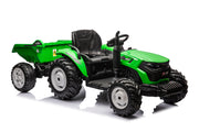 Traktor na akumulator s prikolicom HC-306 24V - zeleni
