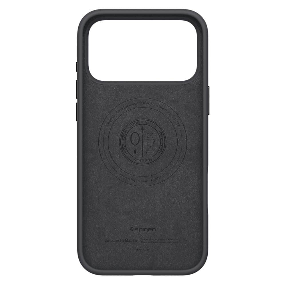 Spigen - Silicone Fit MagSafe maska za iPhone 17 Pro ACS10335 - crna