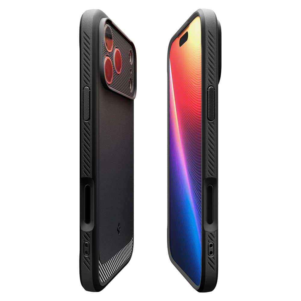 Spigen - Rugged Armor MagSafe maska za iPhone 17 Pro Max - mat crna ACS10263