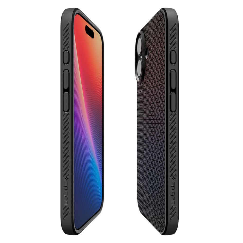 Spigen – Liquid Air maska za iPhone 17 ACS10369 – Mat crna