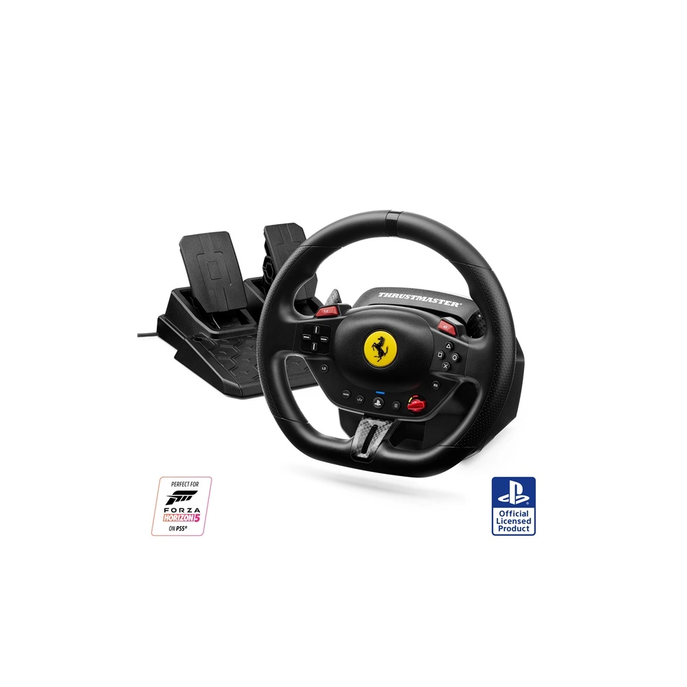 Thrustmaster T98-P FERRARI 296 GTB Crno Volan + Papučice Analogni / Digitalni PC/osobno računalo, PlayStation 4, PlayStation 5