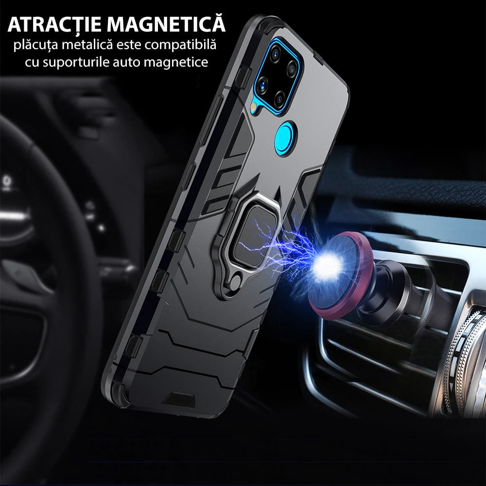 TechSuit Silicone Shield maska za Samsung Galaxy A73 5G crna
