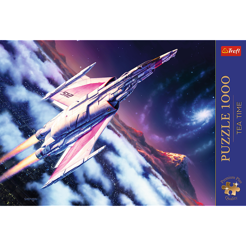 Puzzle - 1000 Premium Plus - Tea Time: Space Flight Trefl 12075