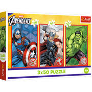 Puzzle - 3x50 - Your hero / Disney Marvel The Avengers Trefl 34891