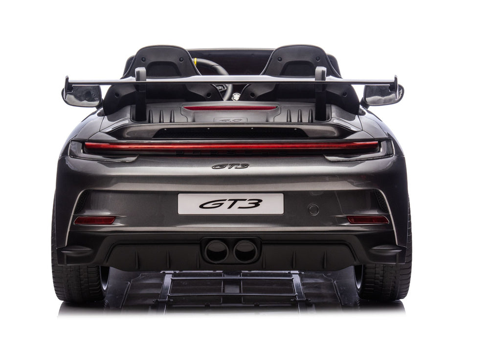 Licencirani auto na akumulator DK-P911 Porsche GT3 - dvosjed- sivi/lakirani