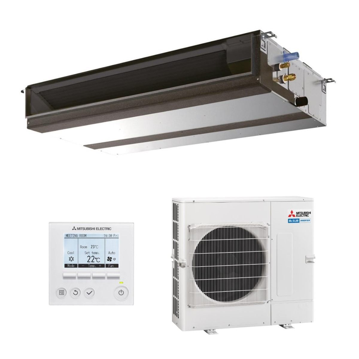 Mitsubishi Electric klima uređaj 12,1kW PEAD-SM125JAL/SUZ-SM125VKA, za prostor do 120m2, A energetska klasa