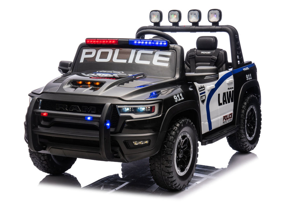 Licencirani policijski auto na akumulator RAM ZB629-P 4x4- dvosjed - crni